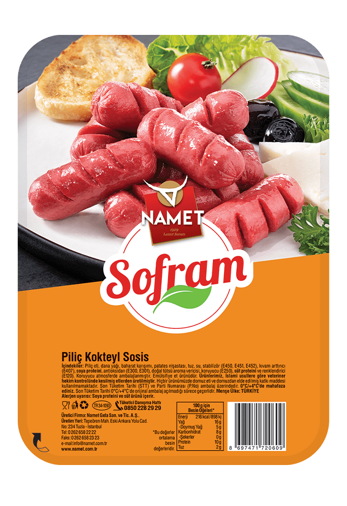 Sofram Piliç Kokteyl Sosis