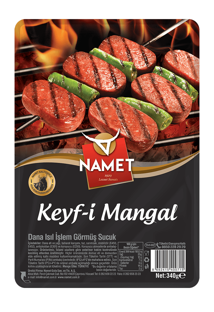 Keyf-İ Mangal Dana Isıl İşlem Görmüş Sucuk