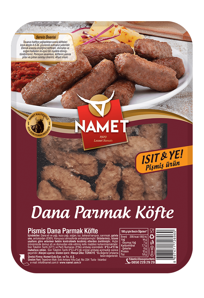 Pişmiş Dana Parmak Köfte