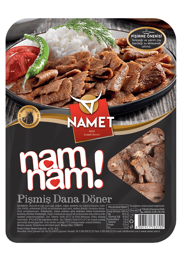 Pişmiş Dana Döner