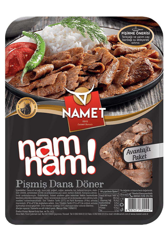 Pişmiş Dana Döner Avantaj Paket