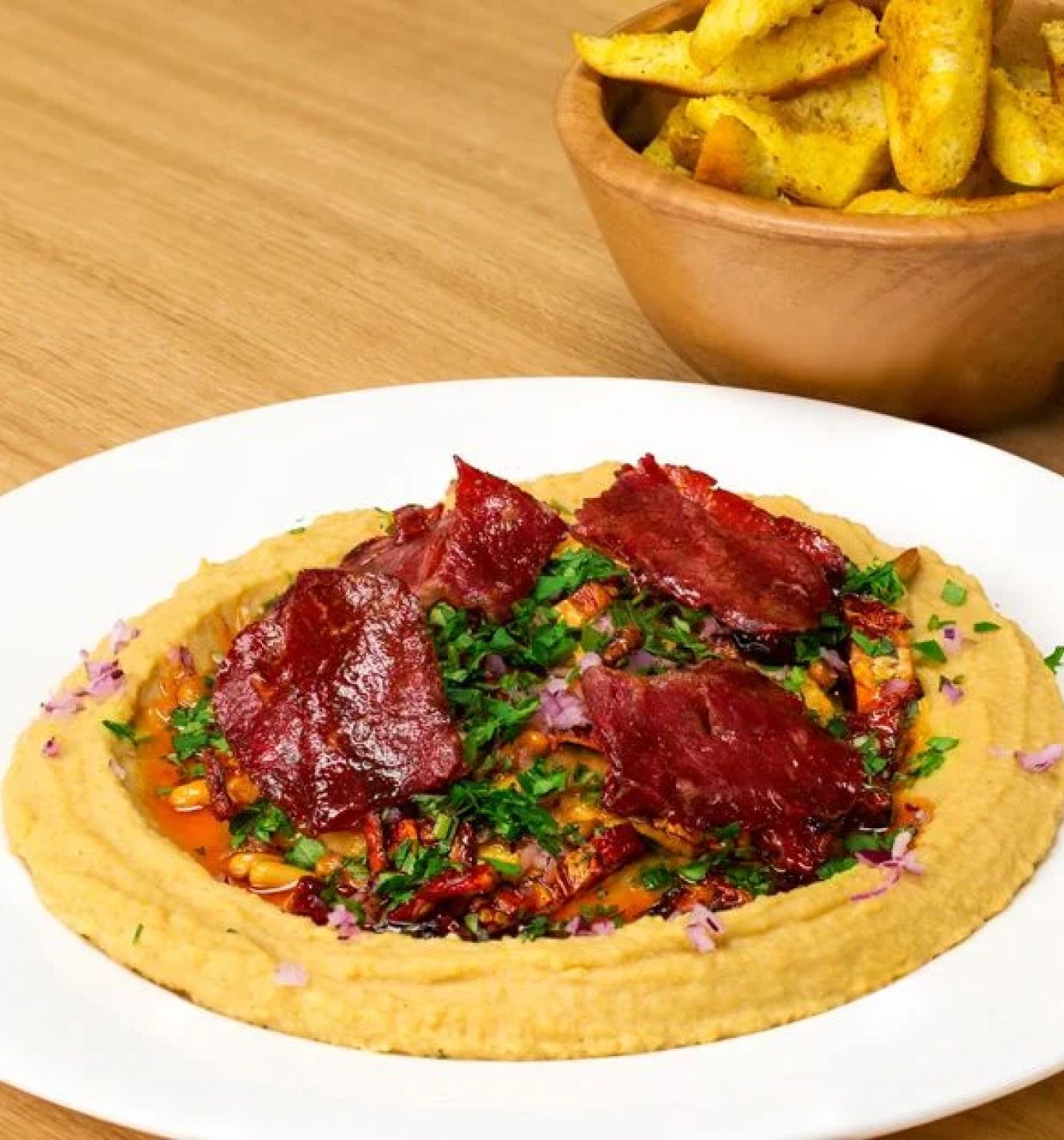 Pastırmalı Humus Tarifi